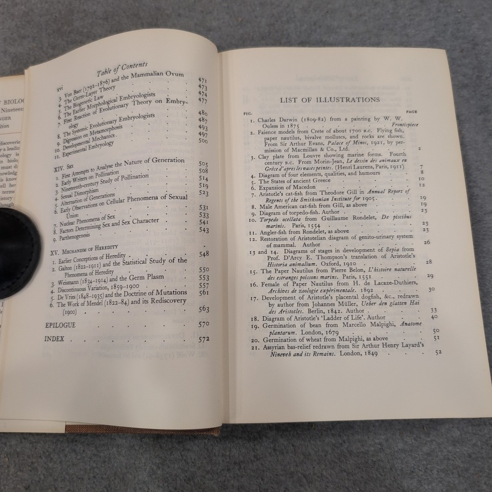 A History of Biology Charles Singer 1962 Revised Edition Hardcover Dust Jacket - Picture 8 of 10